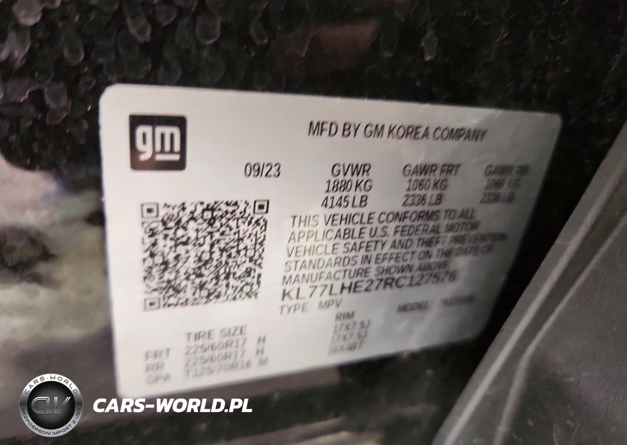 2024 Chevrolet Trax 1Lt VIN:KL77LHE27RC127576 - 13