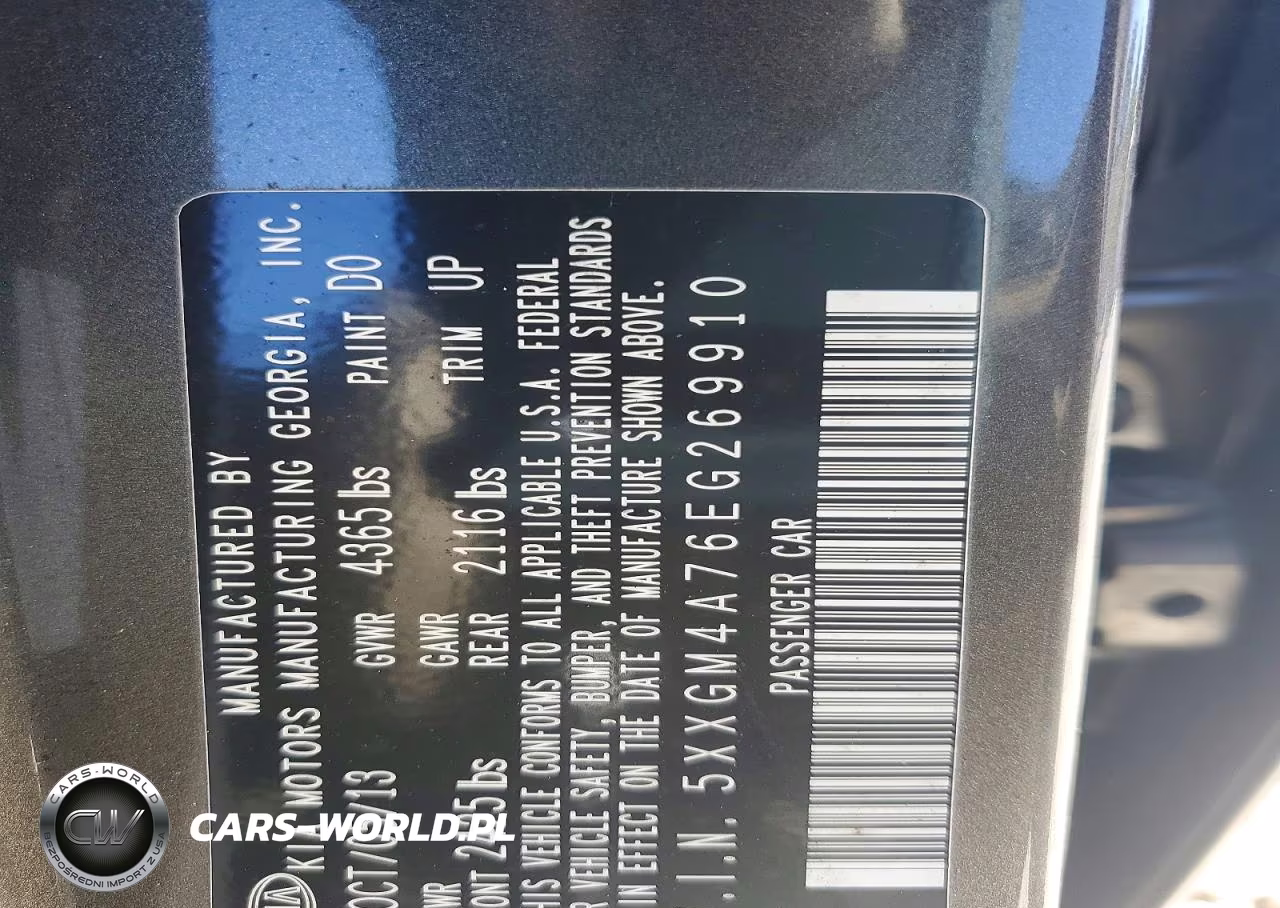 2014 Kia Optima Lx VIN:5XXGM4A76EG269910 - 12
