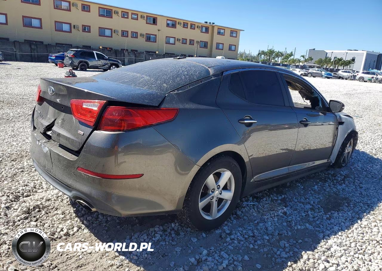 2014 Kia Optima Lx VIN:5XXGM4A76EG269910 - 3