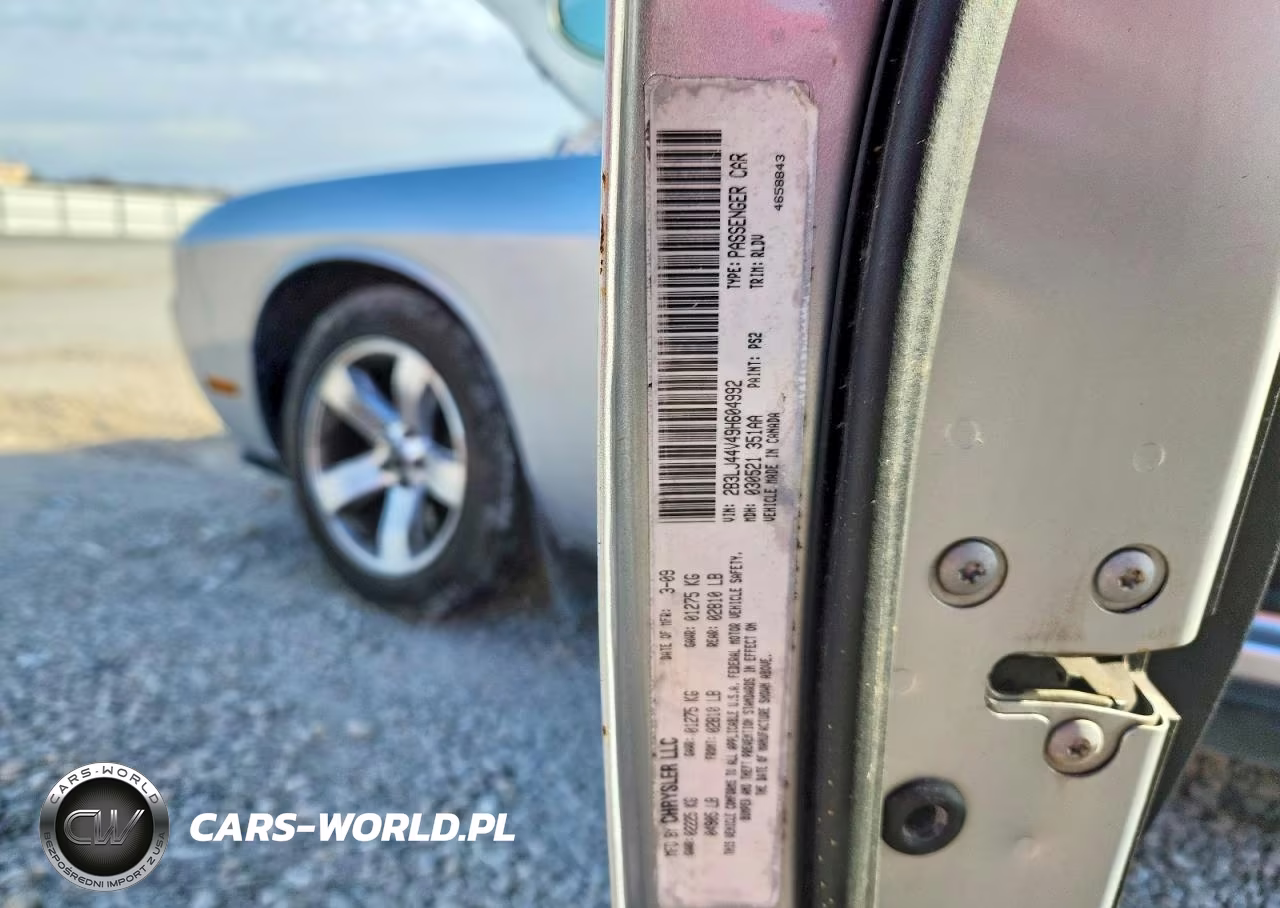 2009 Dodge Challenger Se VIN:2B3LJ44V49H604992 - 12