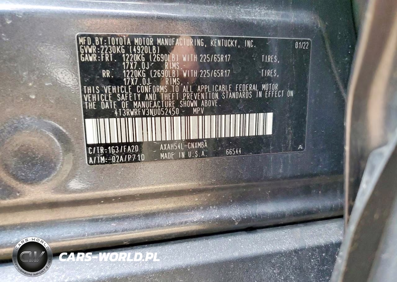2022 Toyota Rav4 Hybrid Xle VIN:4T3RWRFV3NU052450 - 13
