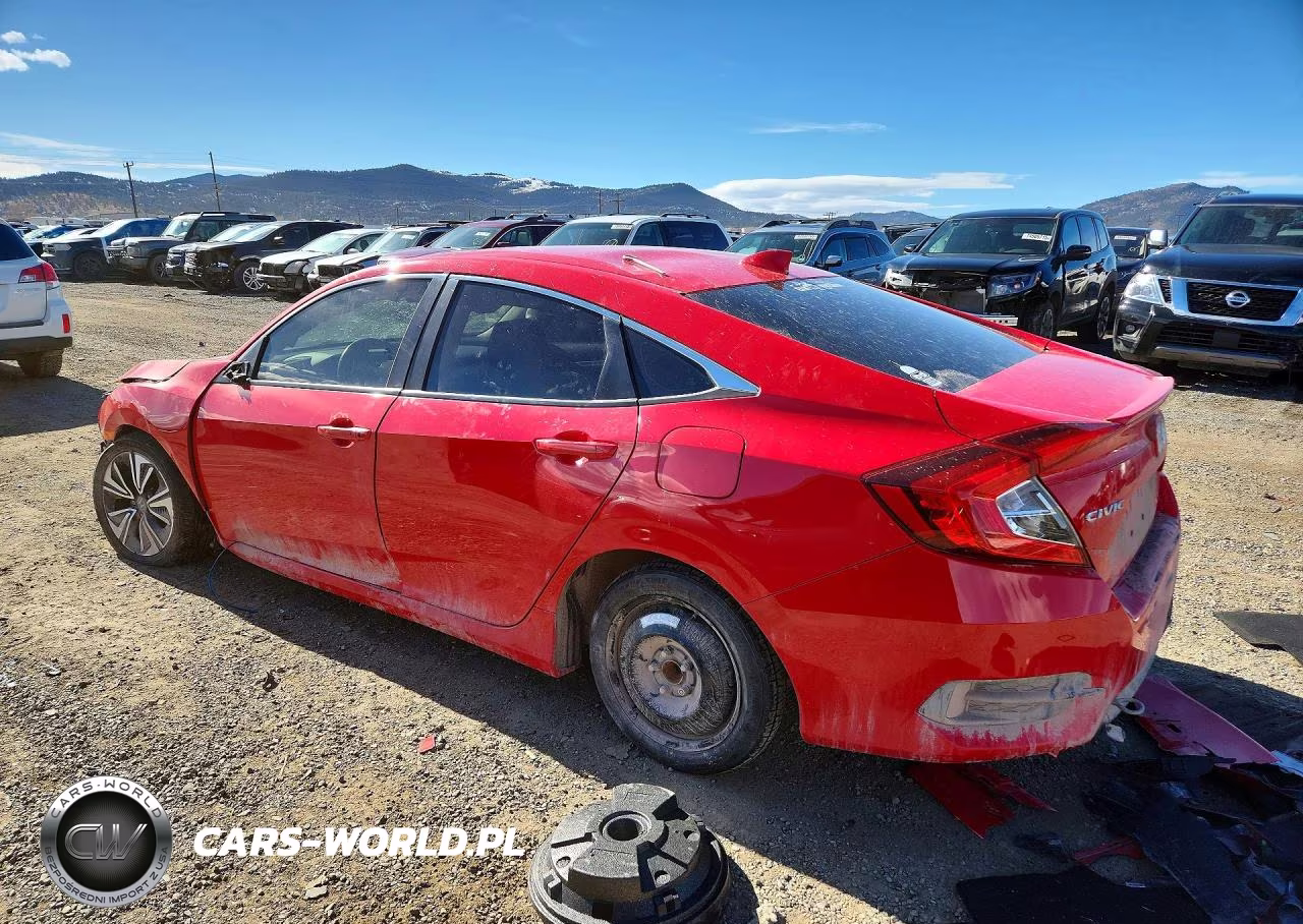 2018 Honda Civic Ex VIN:JHMFC1F38JX044005 - 2