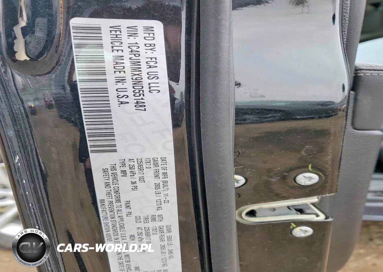 2022 Jeep Cherokee Latitude Lux VIN:1C4PJMMX9ND551487 - 13