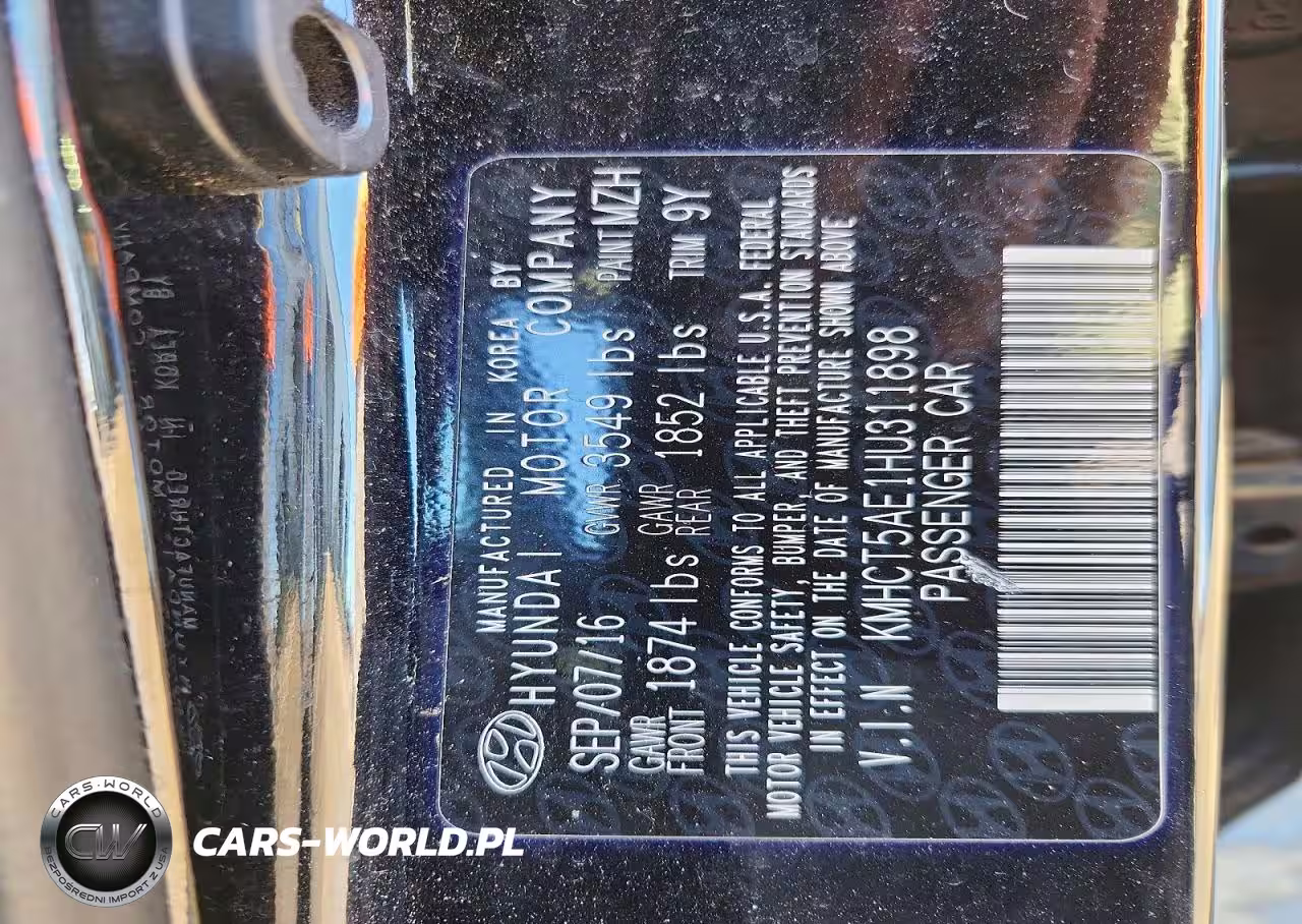 2017 Hyundai Accent Se VIN:KMHCT5AE1HU311898 - 12