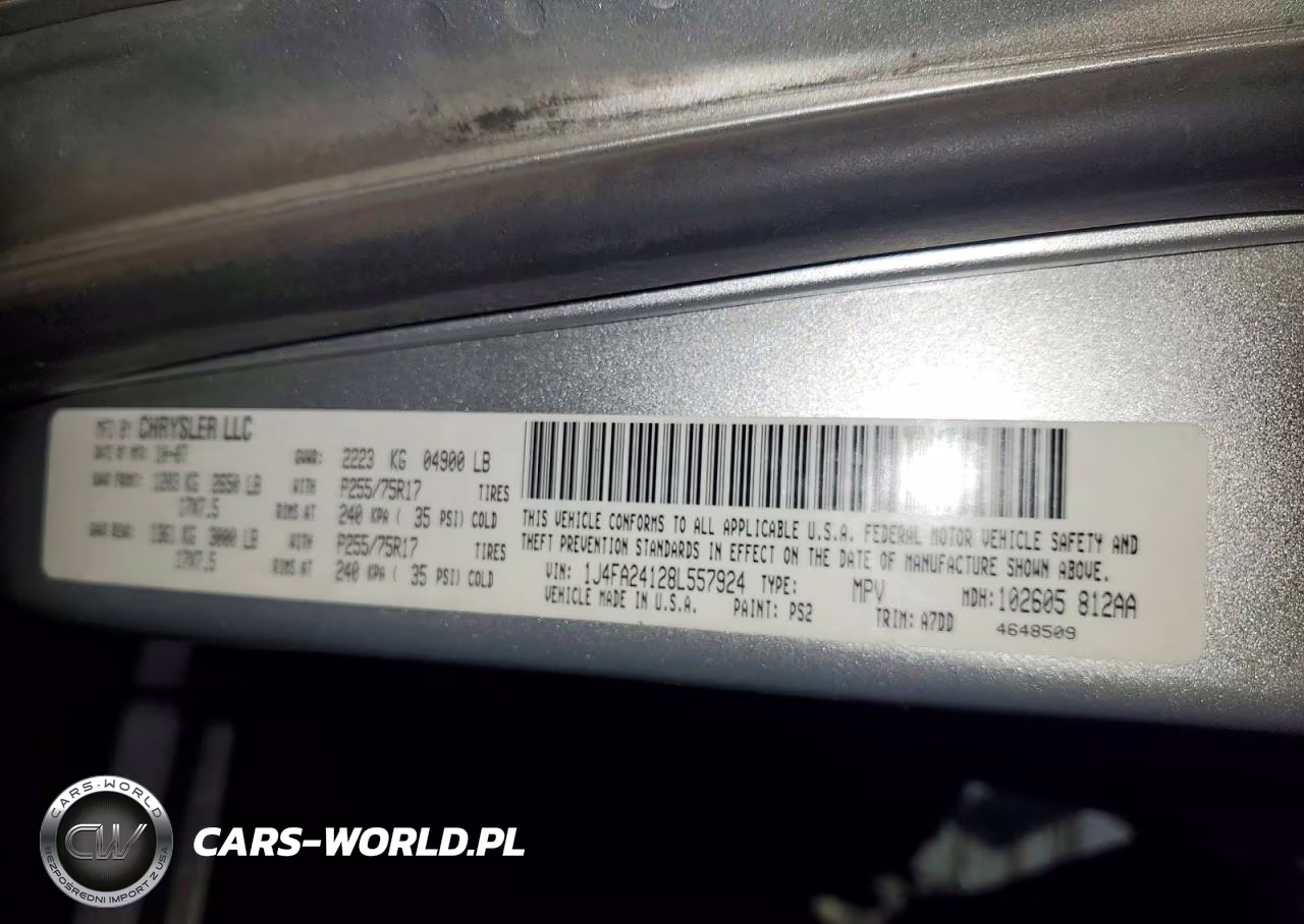 2008 Jeep Wrangler X VIN:1J4FA24128L557924 - 13