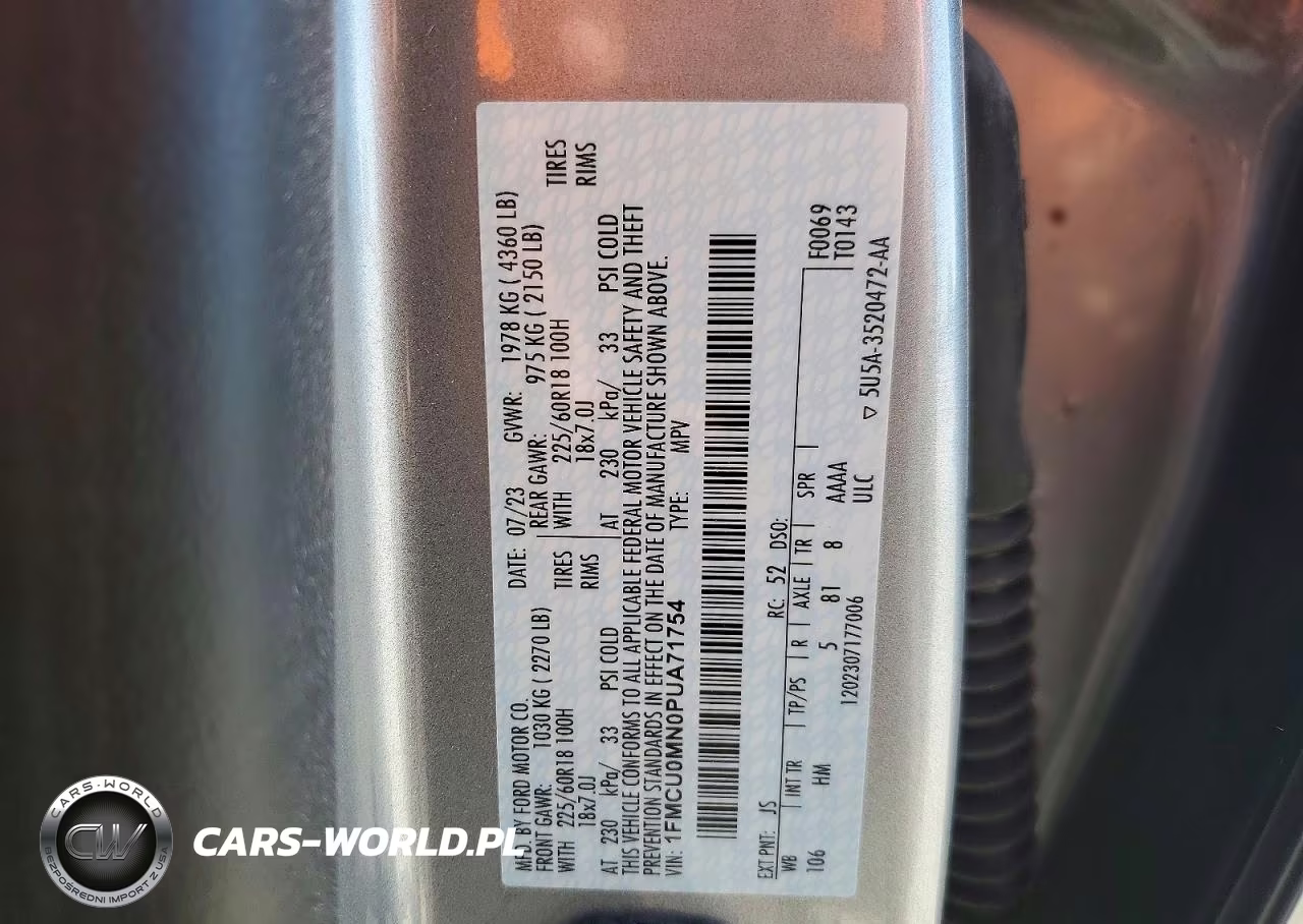 2023 Ford Escape St Line VIN:1FMCU0MN0PUA71754 - 13