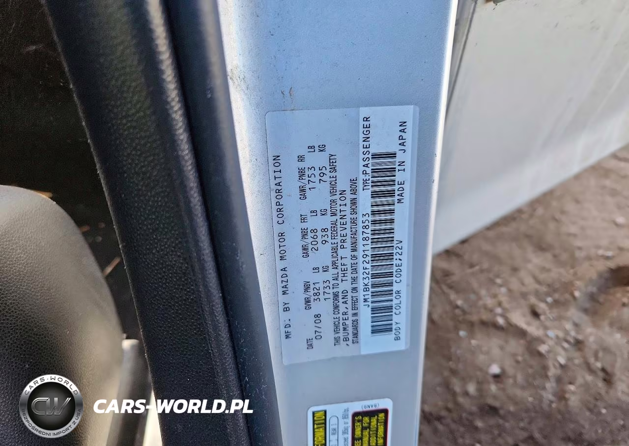 2009 Mazda 3 I VIN:JM1BK32F291187853 - 12