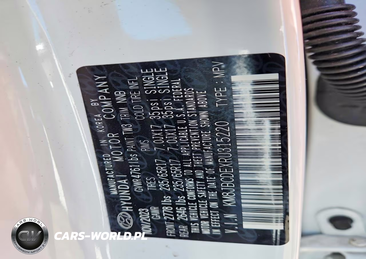 2024 Hyundai Tucson Sel VIN:KM8JBCDEXRU315220 - 13