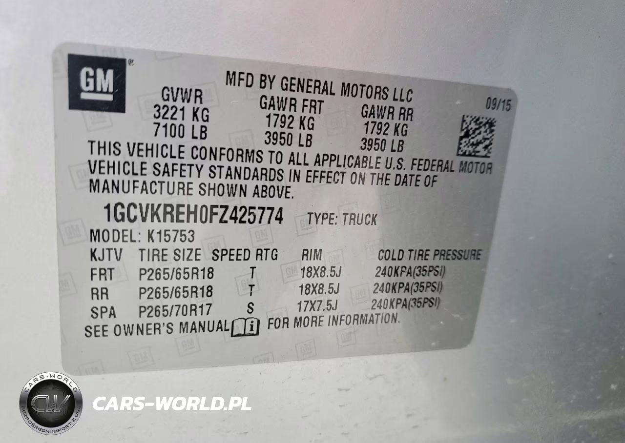 2015 Chevrolet Silverado K1500 Lt VIN:1GCVKREH0FZ425774 - 13