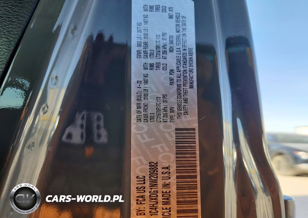 2022 Jeep Wrangler Unlimited Sport VIN:1C4HJXDG1NW209882 - 13