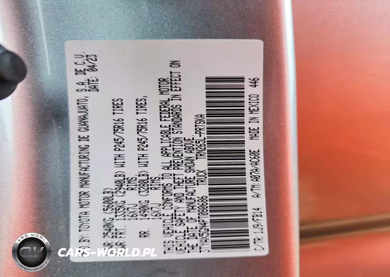 2023 Toyota Tacoma Sr VIN:3TYAX5GN4PT080686 - 12