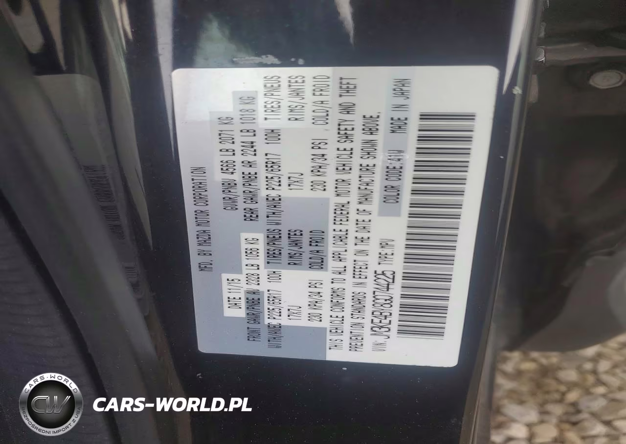 2016 Mazda Cx-5 Sport VIN:JM3KE4BY8G0744225 - 13