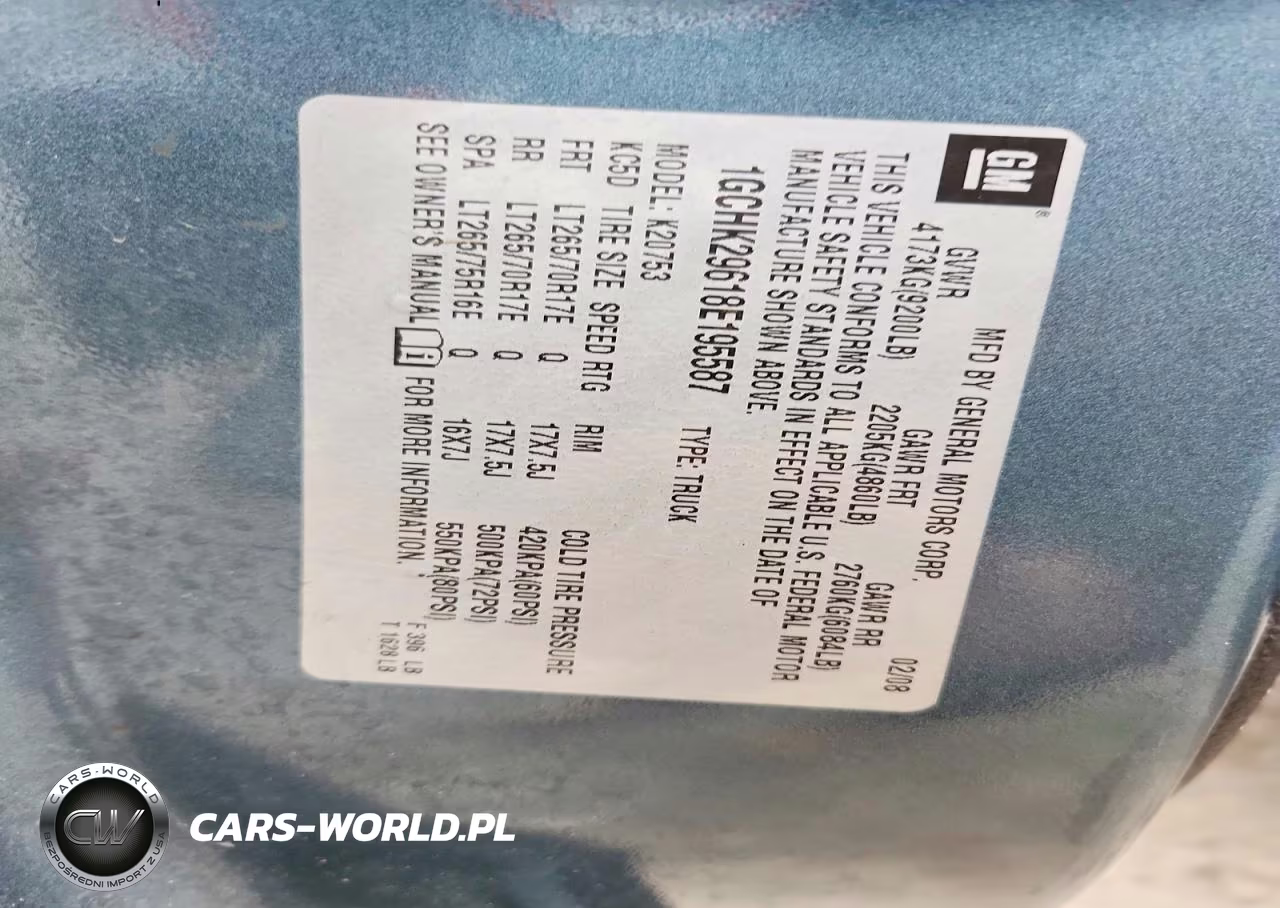 2008 Chevrolet Silverado K2500 Heavy Duty VIN:1GCHK29618E195587 - 13