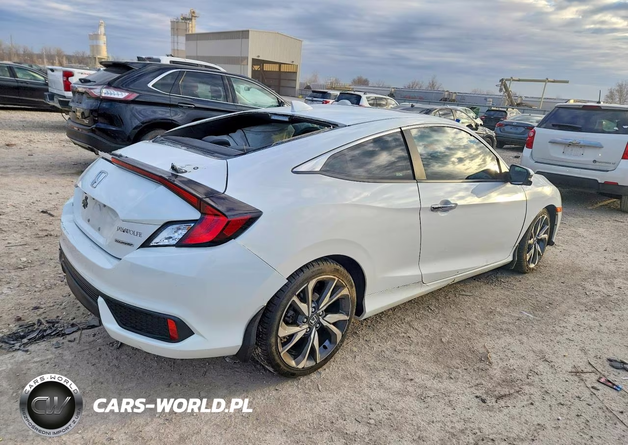 2019 Honda Civic Touring VIN:2HGFC3B95KH351565 - 3