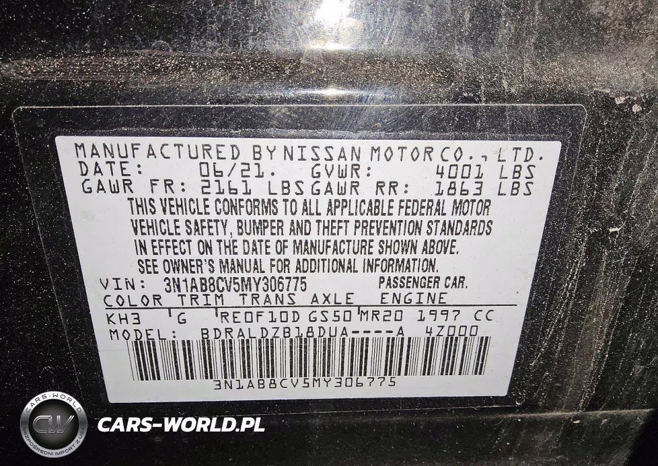 2021 Nissan Sentra Sv VIN:3N1AB8CV5MY306775 - 12
