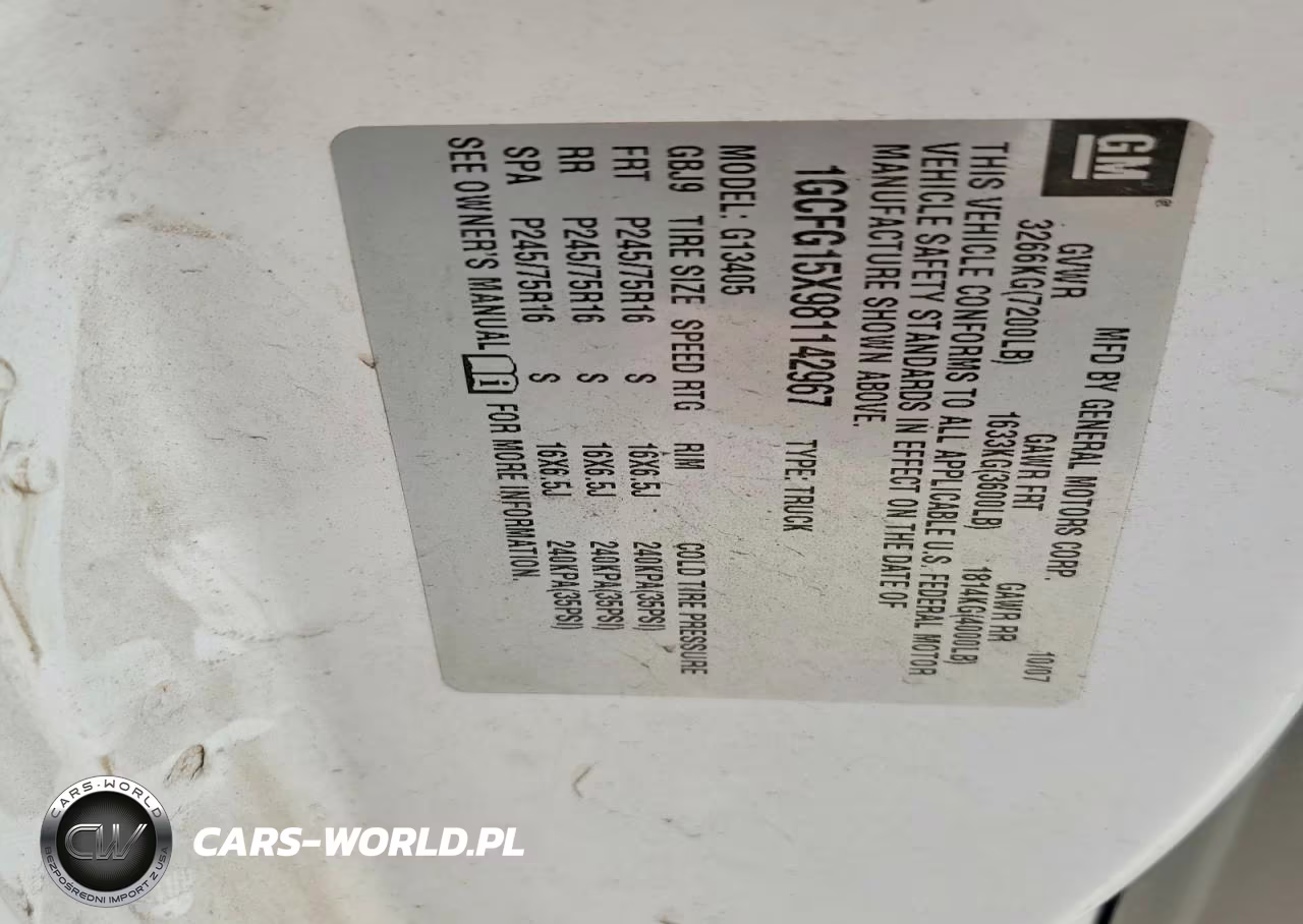 2008 Chevrolet Express G1500 VIN:1GCFG15X981142967 - 13