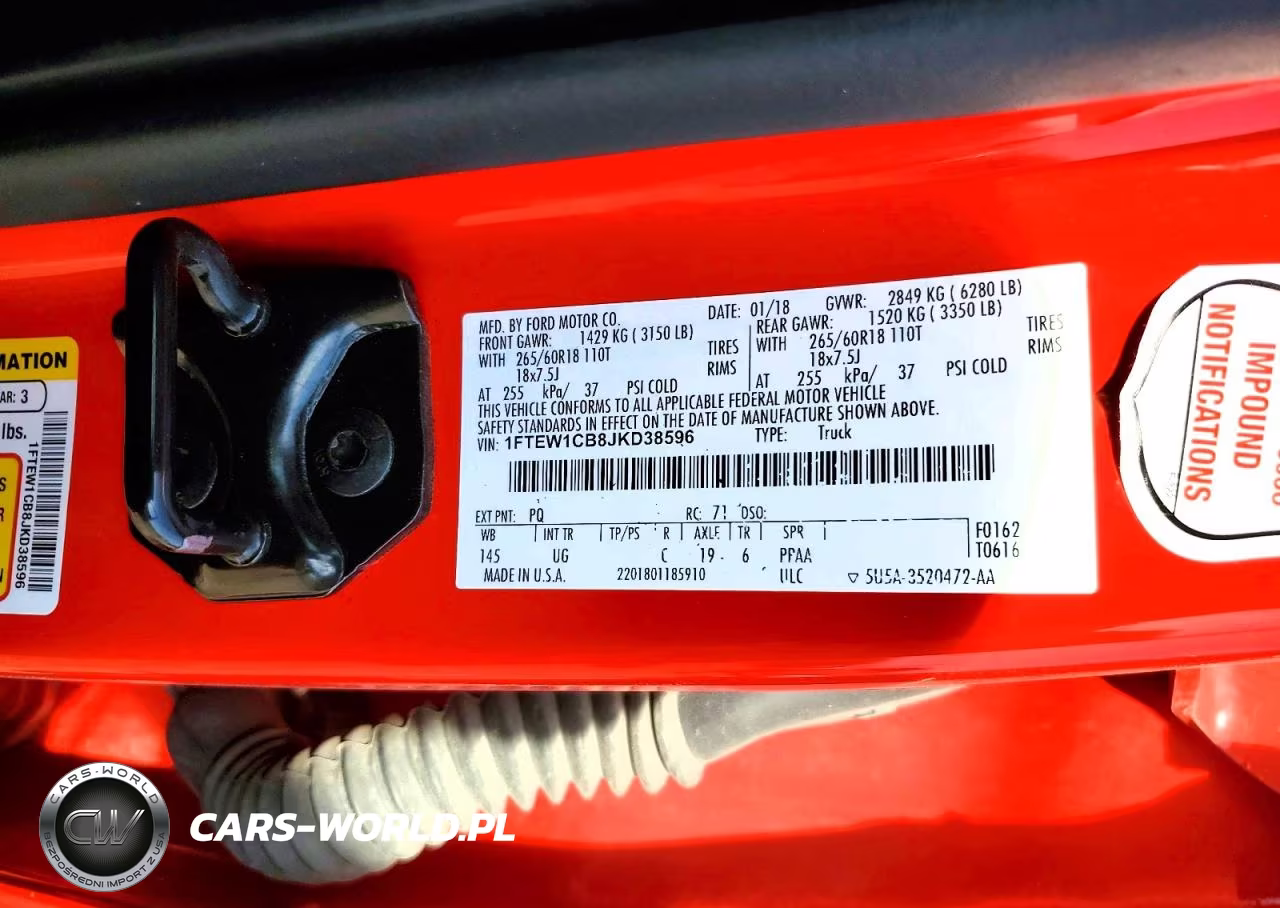 2018 Ford F150 Supercrew VIN:1FTEW1CB8JKD38596 - 12