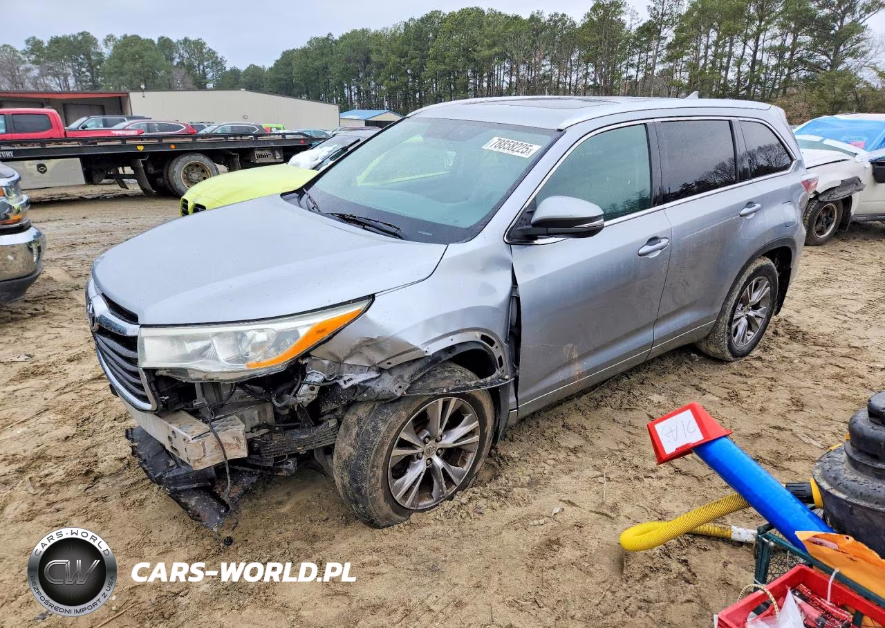 2014 Toyota Highlander Xle – zdjęcie 1 z 14