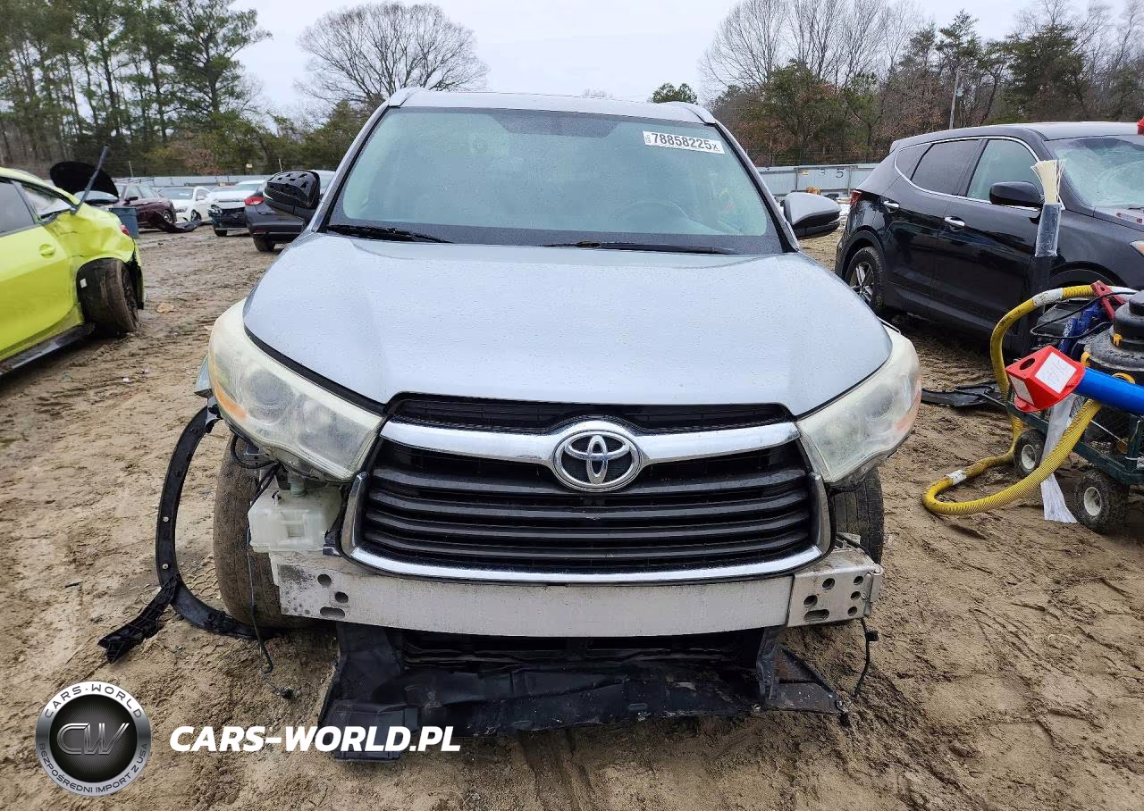 2014 Toyota Highlander Xle VIN:5TDJKRFH5ES062420 - 5