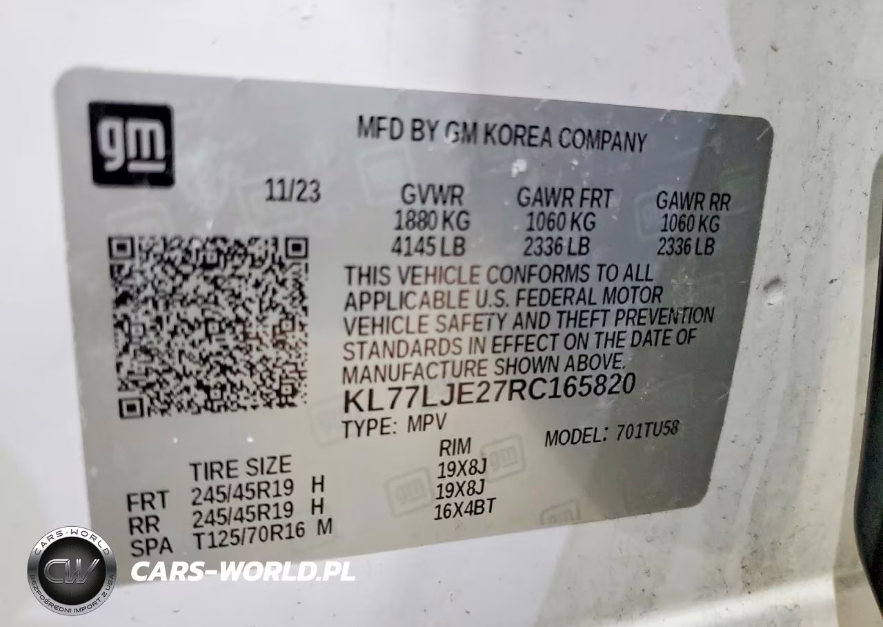 2024 Chevrolet Trax 2Rs VIN:KL77LJE27RC165820 - 13