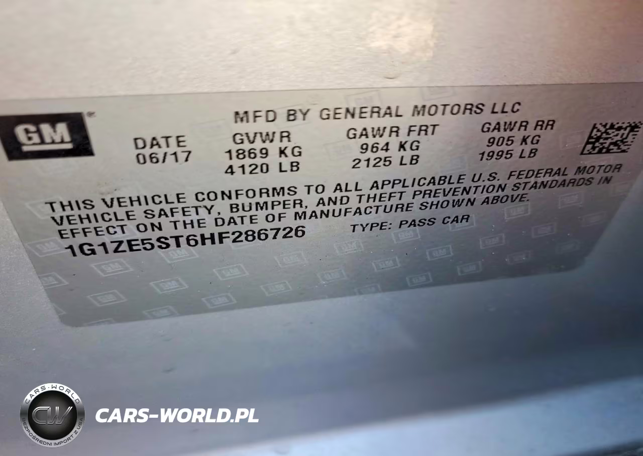 2017 Chevrolet Malibu Lt VIN:1G1ZE5ST6HF286726 - 12
