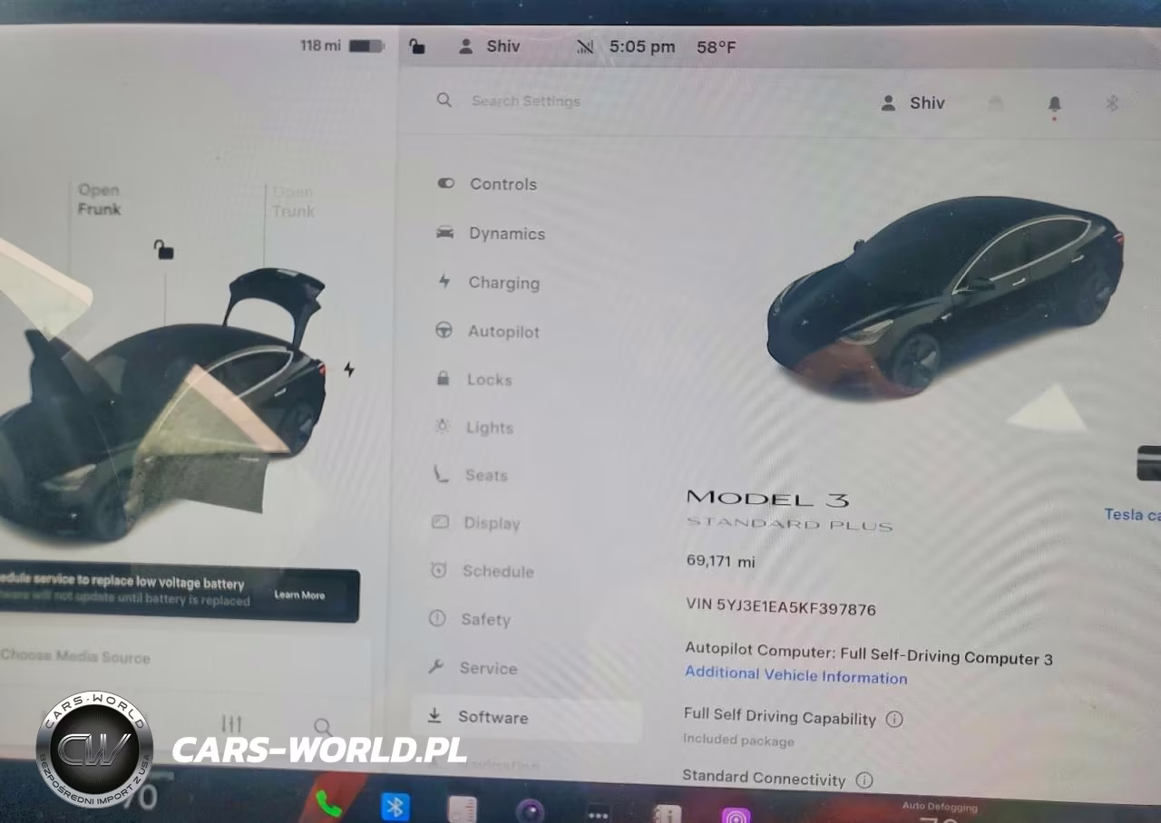 2019 Tesl Model 3 VIN:5YJ3E1EA5KF397876 - 9