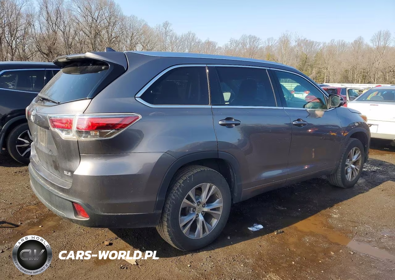 2015 Toyota Highlander Xle VIN:5TDKKRFH6FS042523 - 3