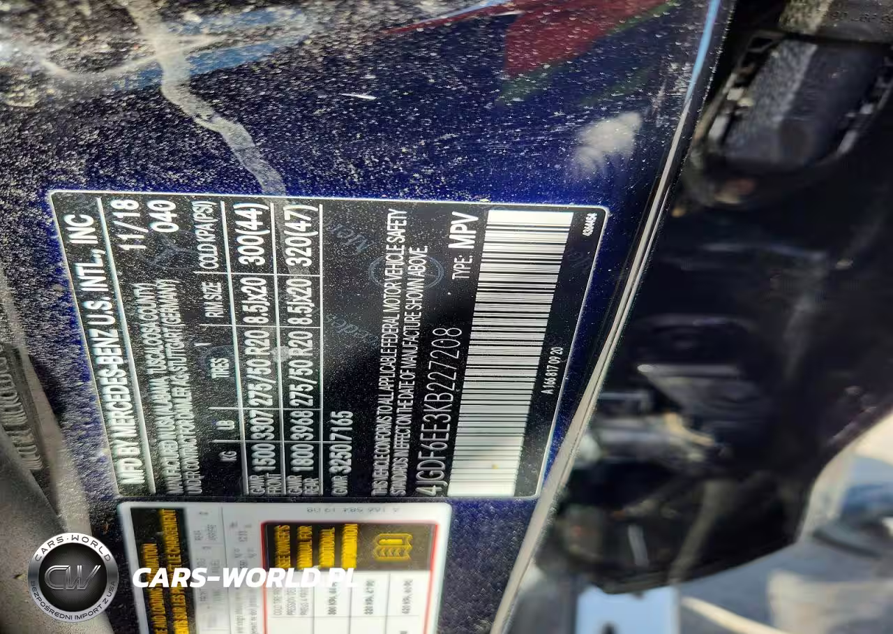 2019 Mercedes-Benz Gls 450 4Matic VIN:4JGDF6EE3KB227208 - 13