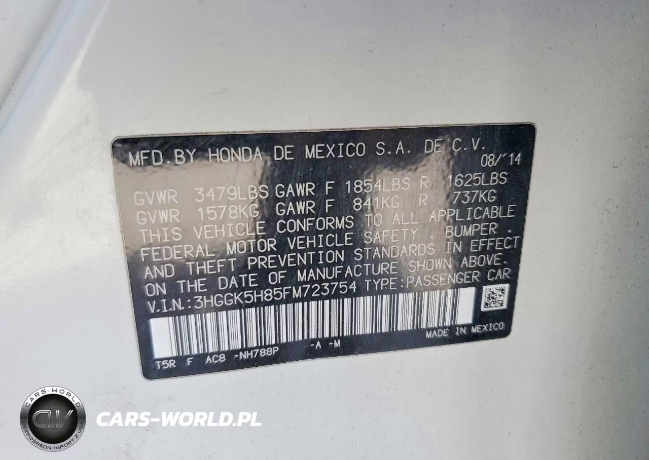 2015 Honda Fit Ex VIN:3HGGK5H85FM723754 - 12