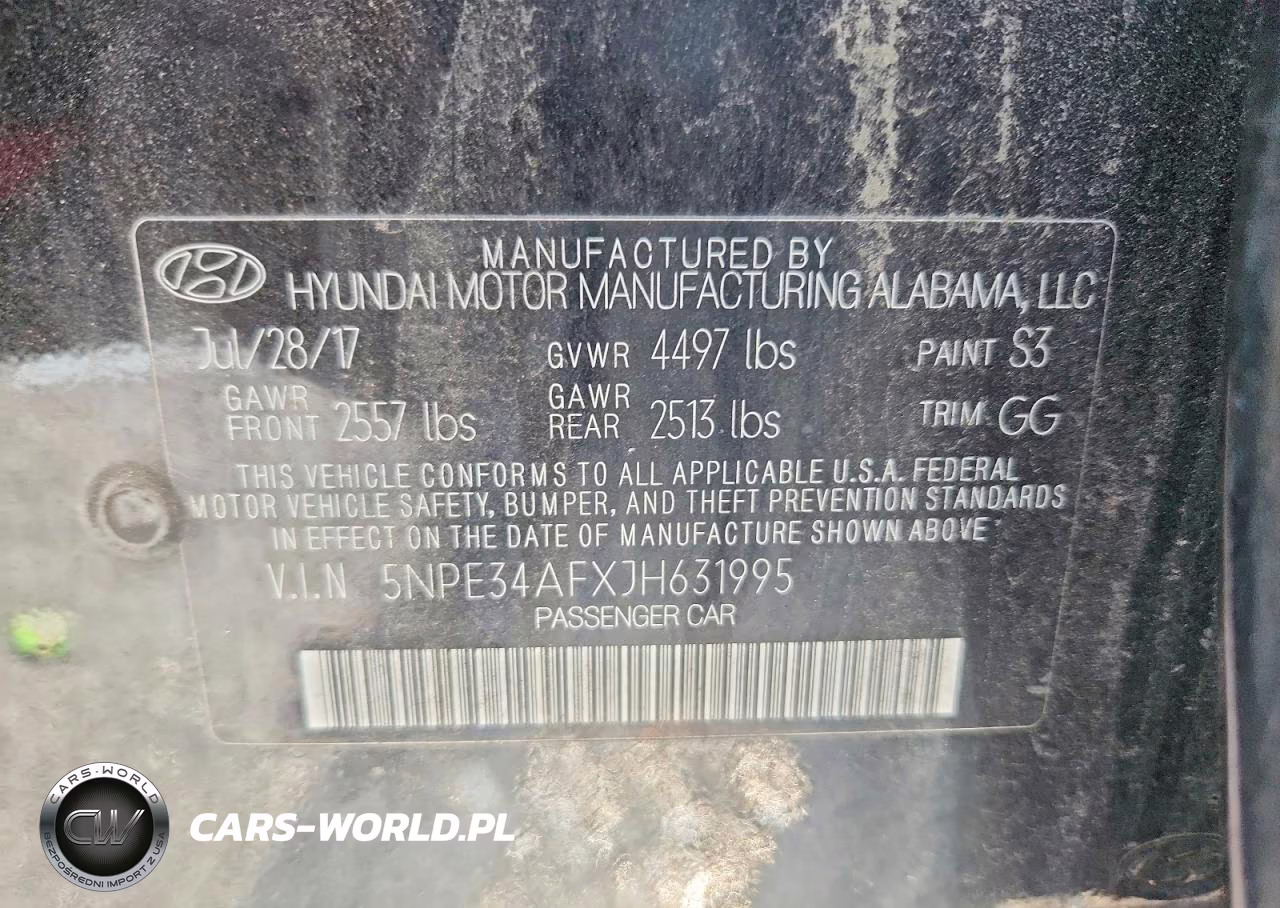 2018 Hyundai Sonata Sel VIN:5NPE34AFXJH631995 - 12