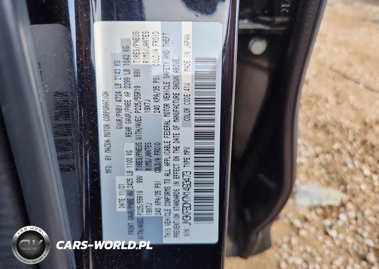 2021 Mazda Cx-5 Grand Touring VIN:JM3KFBDM7M1493473 - 13