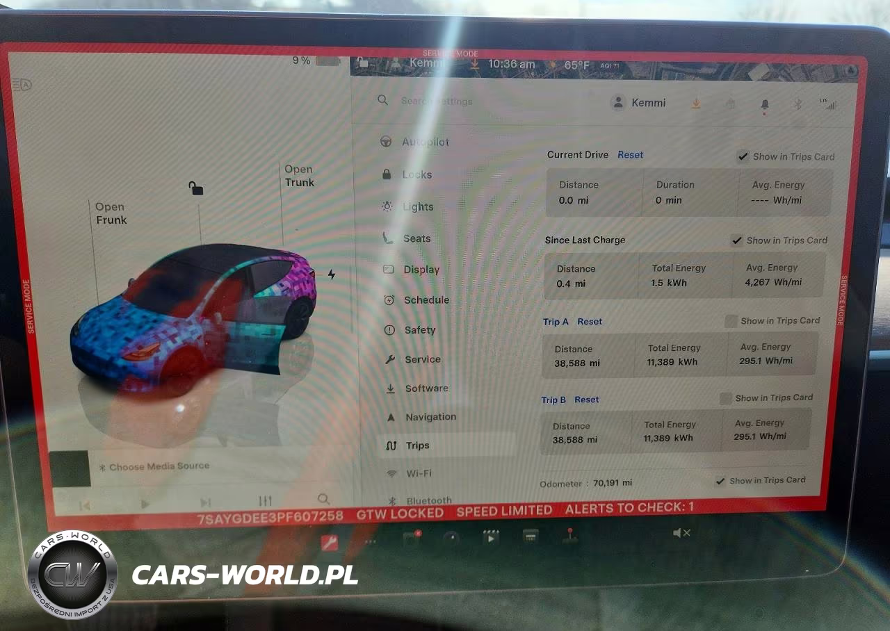2023 Tesla Model Y VIN:7SAYGDEE3PF607258 - 9