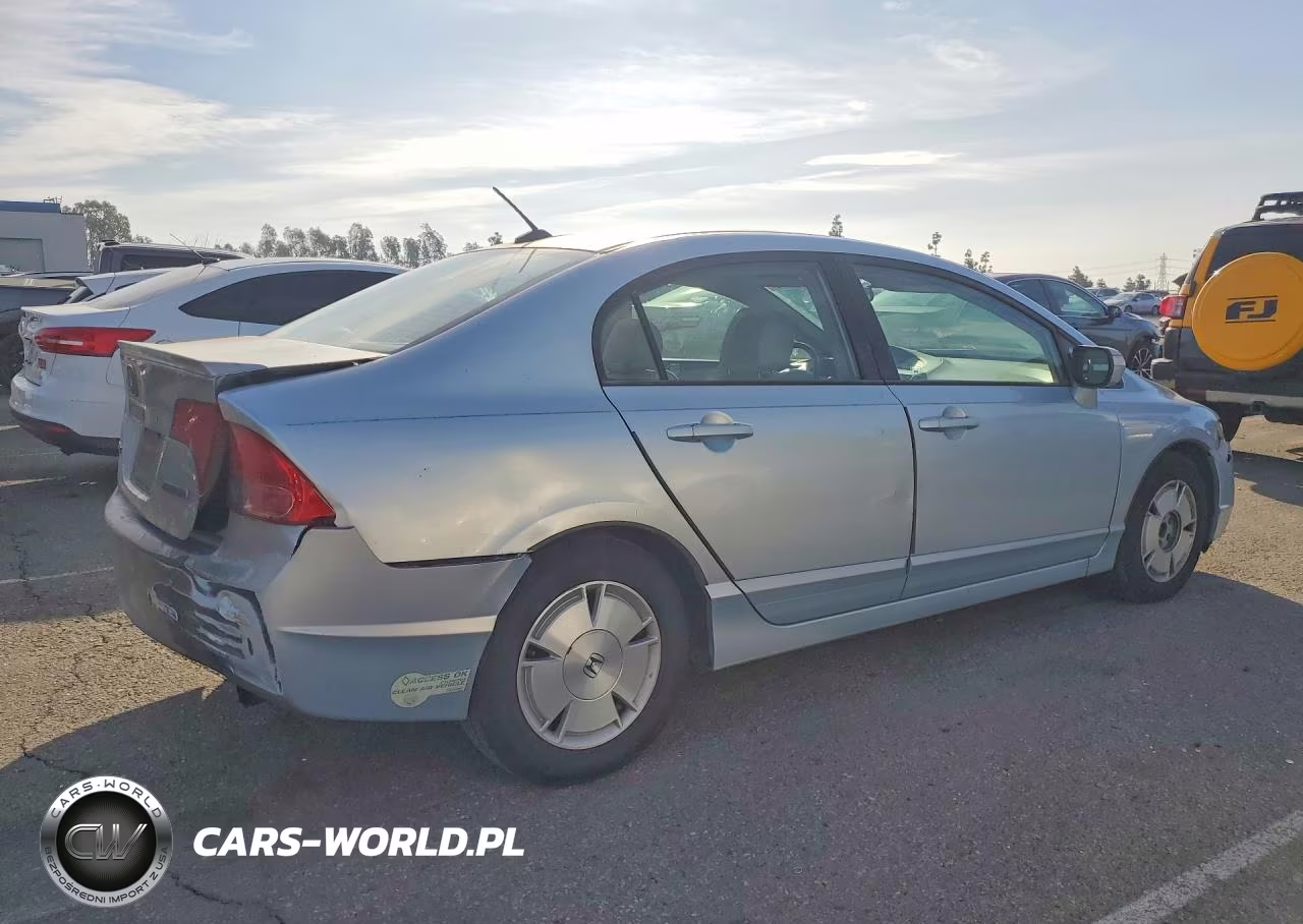 2007 Honda Civic Hybrid VIN:JHMFA36247S001456 - 3
