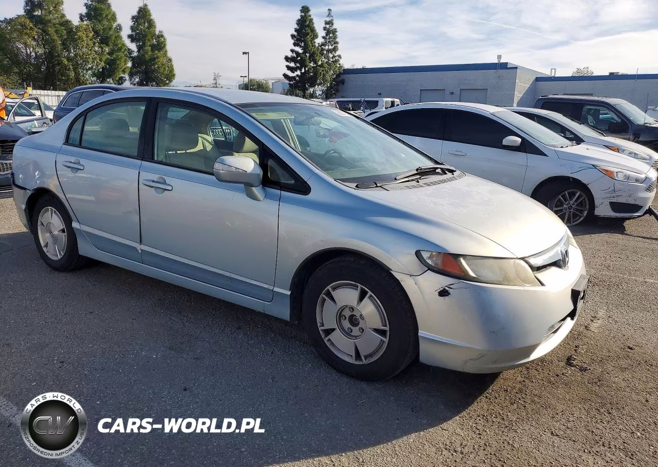 2007 Honda Civic Hybrid VIN:JHMFA36247S001456 - 4