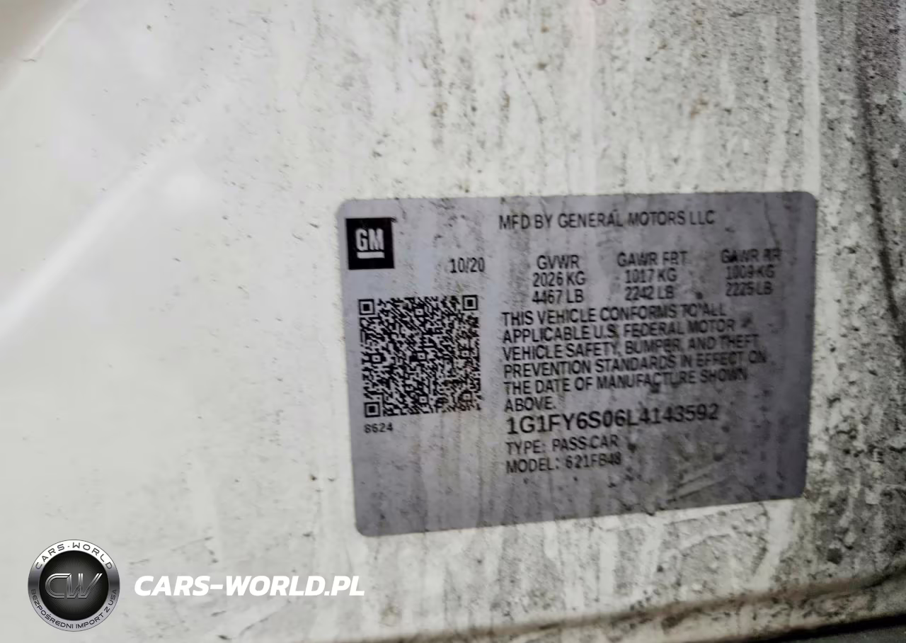 2020 Chevrolet Bolt Ev Lt VIN:1G1FY6S06L4143592 - 12