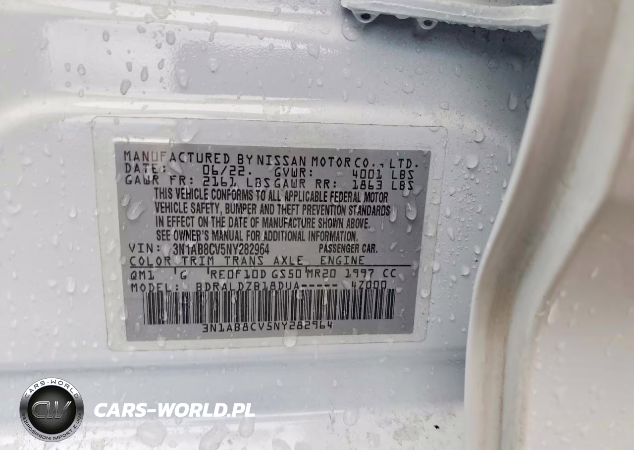 2022 Nissan Sentra Sv VIN:3N1AB8CV5NY282964 - 13