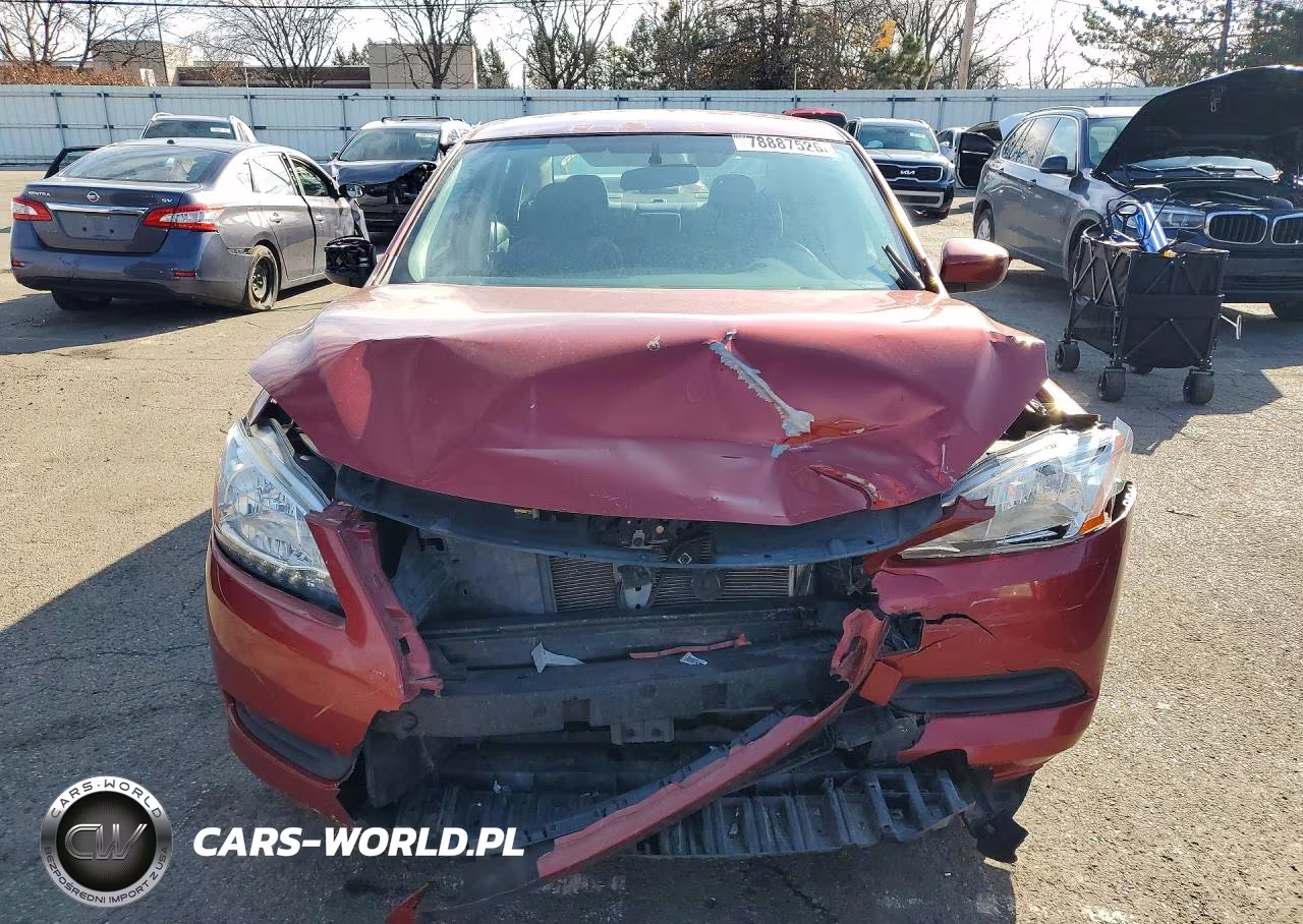 2015 Nissan Sentra Sv VIN:3N1AB7AP8FY313527 - 5
