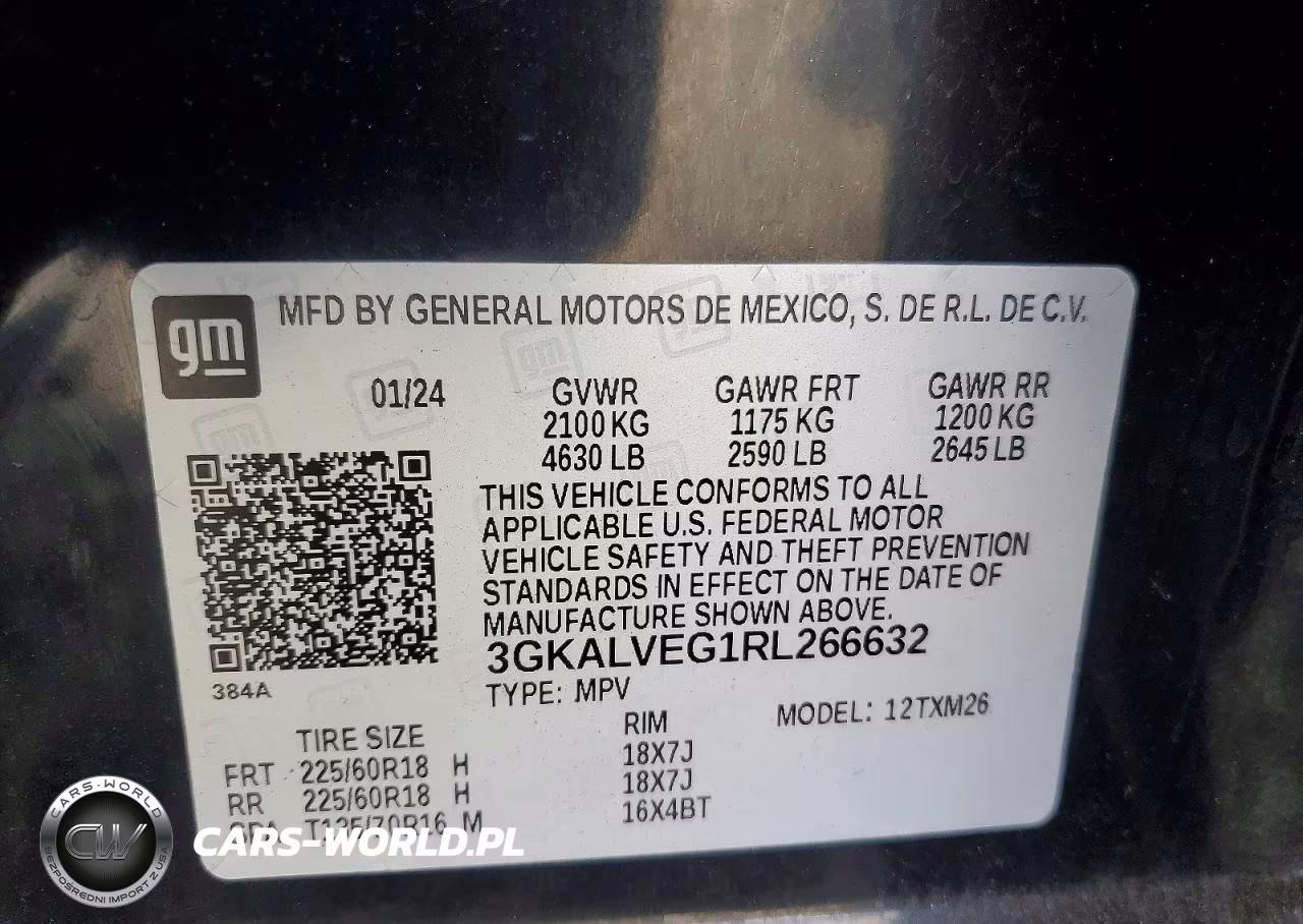 2024 GMC Terrain Slt VIN:3GKALVEG1RL266632 - 13