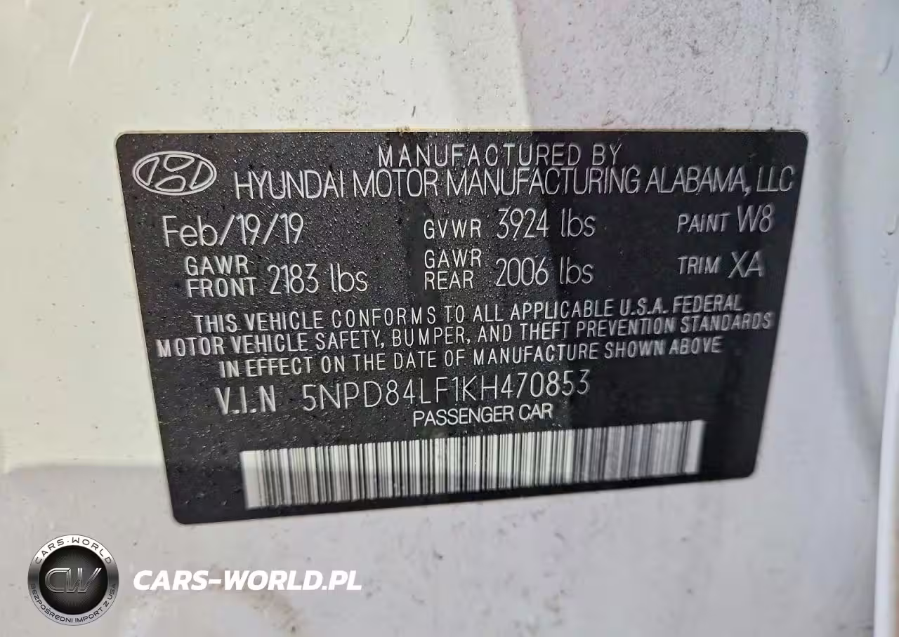 2019 Hyundai Elantra Sel VIN:5NPD84LF1KH470853 - 12