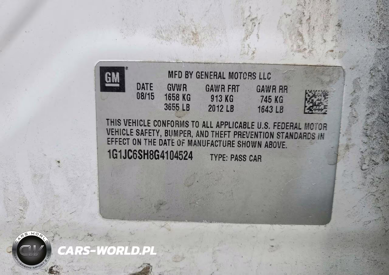 2016 Chevrolet Sonic VIN:1G1JC6SH8G4104524 - 12