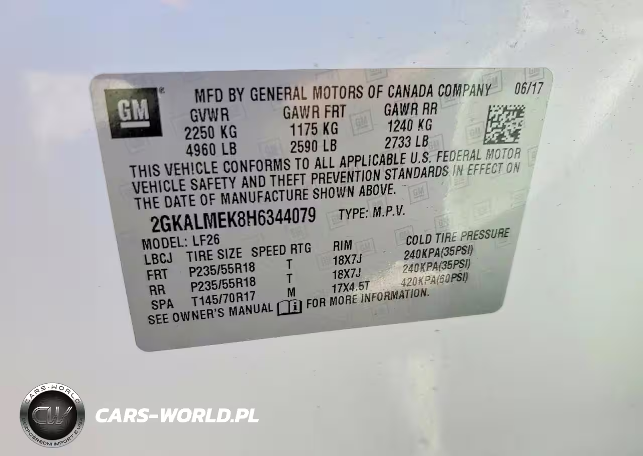 2017 GMC Terrain VIN:2GKALMEK8H6344079 - 13