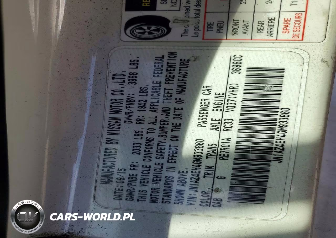 2016 Nissan 370Z Base VIN:JN1AZ4EH4GM933860 - 12