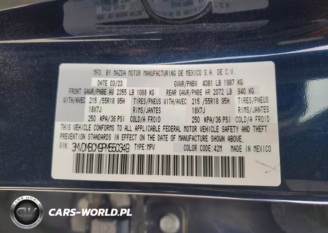 2023 Mazda Cx-30 Preferred VIN:3MVDMBCM9PM550349 - 12