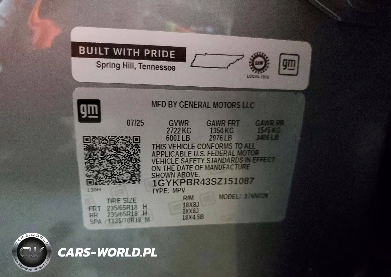 2025 Cadillac Xt6 Luxury VIN:1GYKPBR43SZ151087 - 14