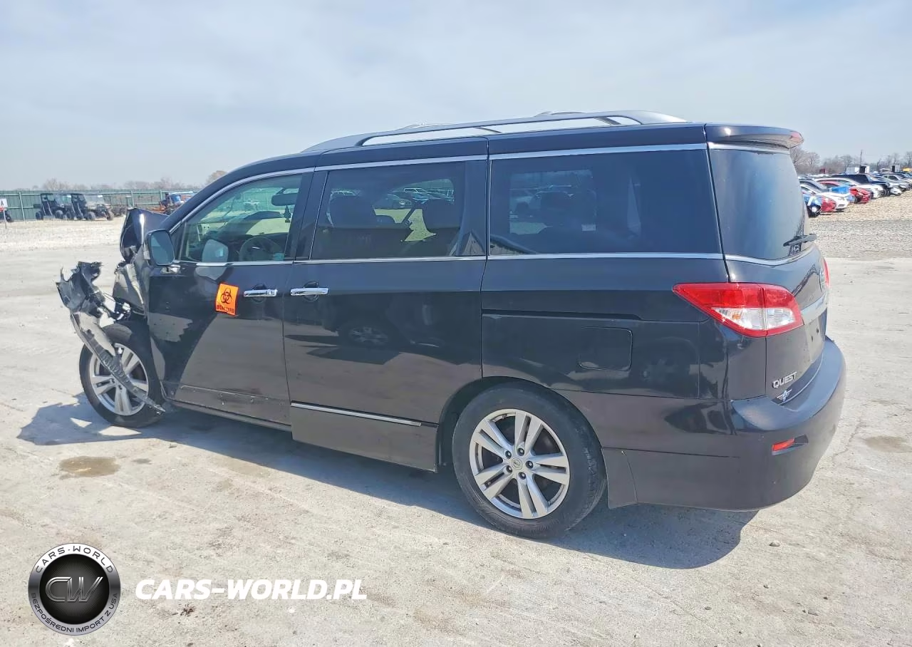 2012 Nissan Quest 3.5 S VIN:JN8AE2KP8C9039354 - 2