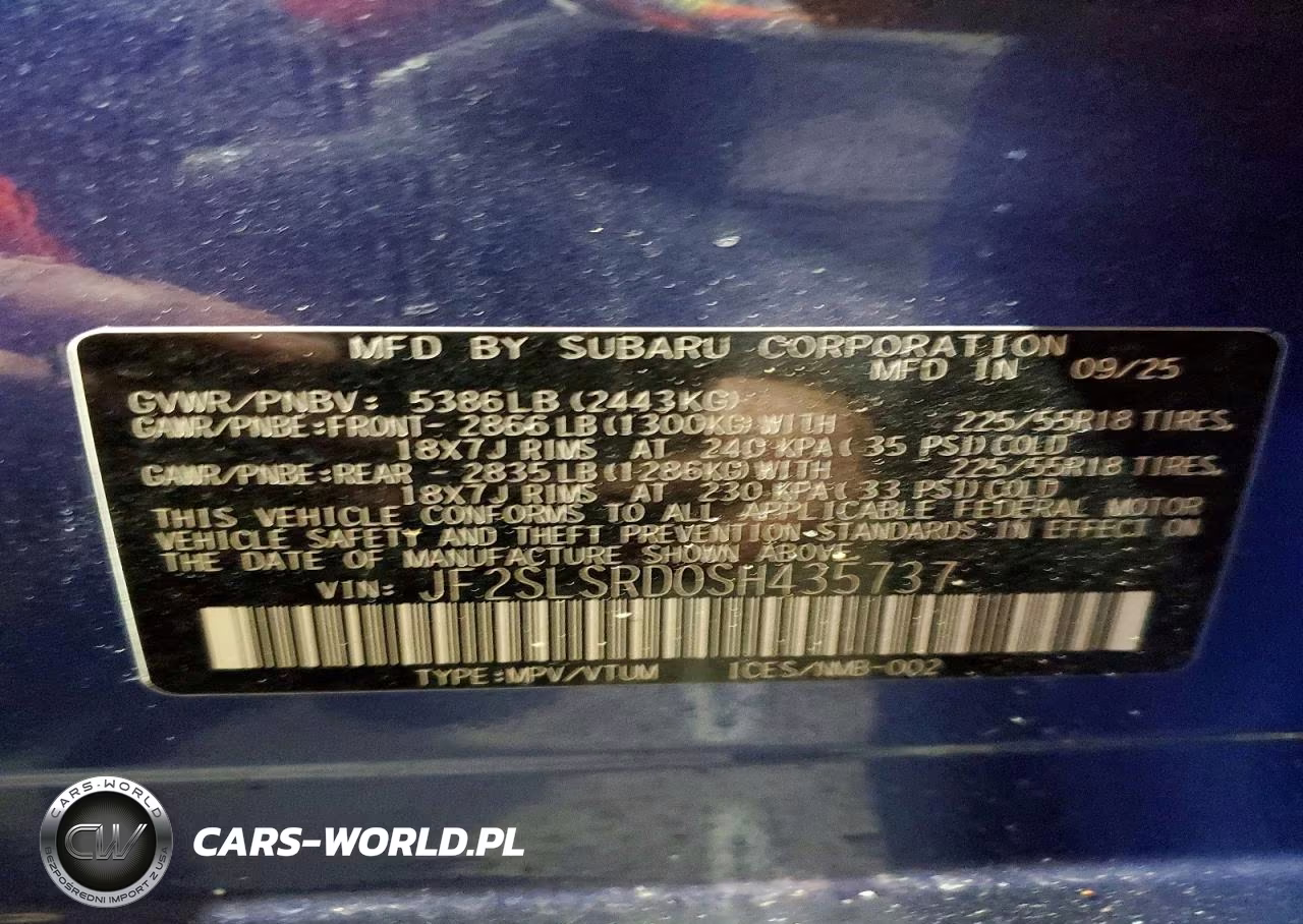 2025 Subaru Forester Limited VIN:JF2SLSRD0SH435737 - 13