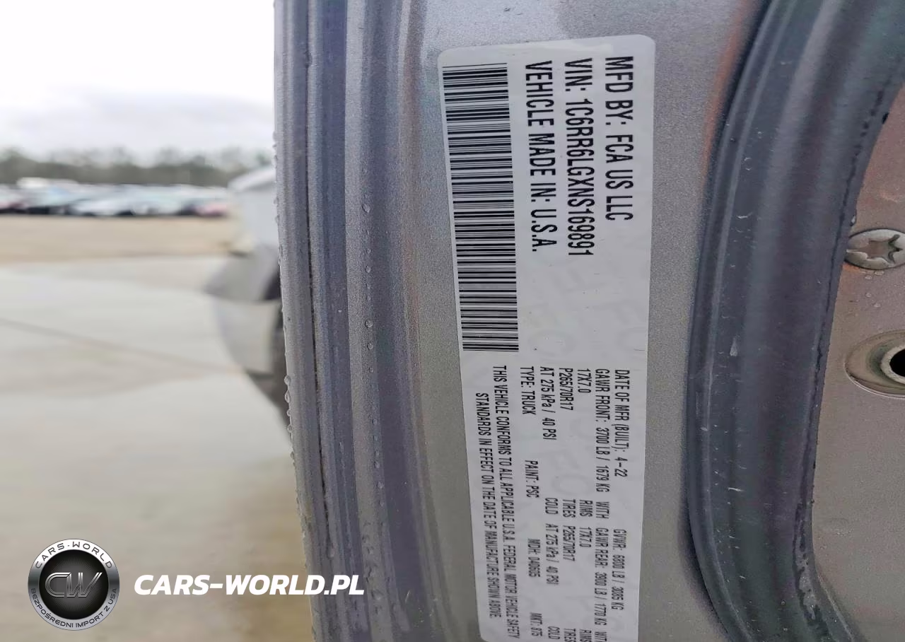 2022 Ram 1500 Classic Slt VIN:1C6RR6LGXNS169891 - 12