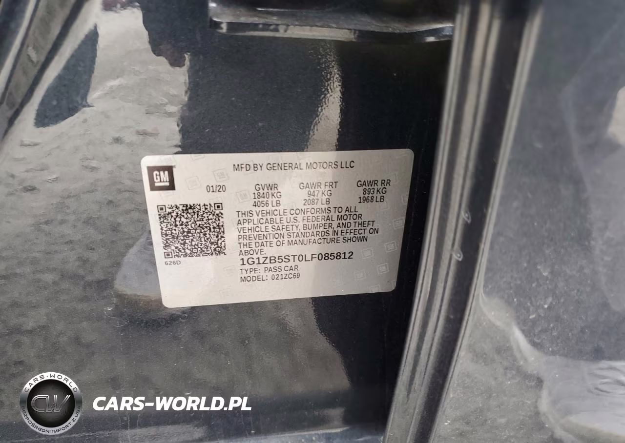 2020 Chevrolet Malibu Ls VIN:1G1ZB5ST0LF085812 - 12