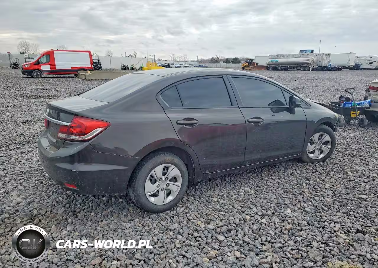 2013 Honda Civic Lx VIN:19XFB2F52DE003384 - 3