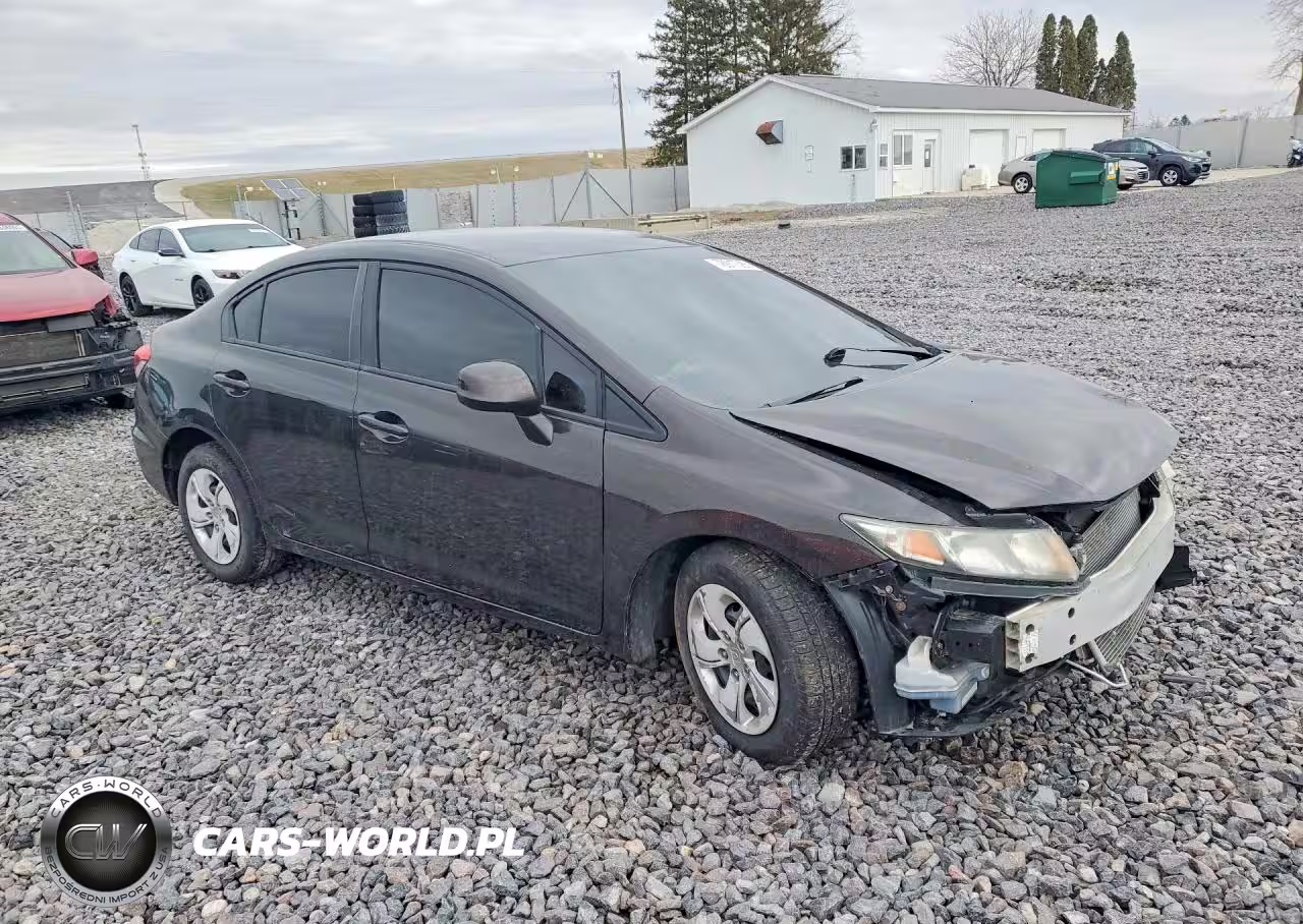 2013 Honda Civic Lx VIN:19XFB2F52DE003384 - 4